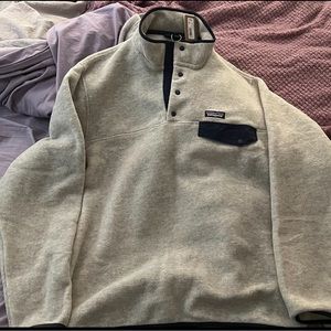 Patagonia Synchilla Quarter Button (Slightly Worn). Size: Large